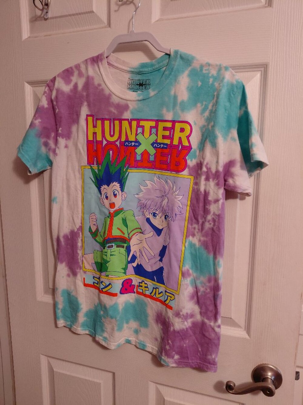 Hunter X Anime T Tye Dye Adult Tshirt Med. New